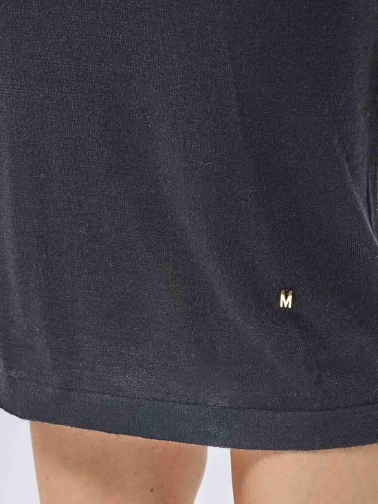  모스키노 미디 스커트 48104010555 Black - MOSCHINO