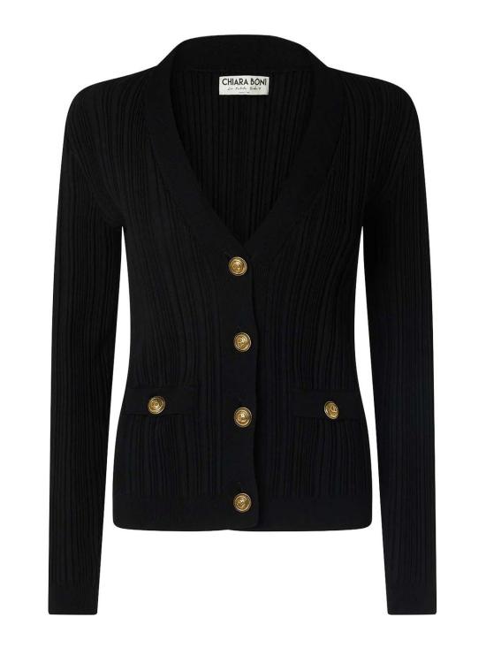 25FW 키아라보니 가디건 CRNEKYKYC1854 Black