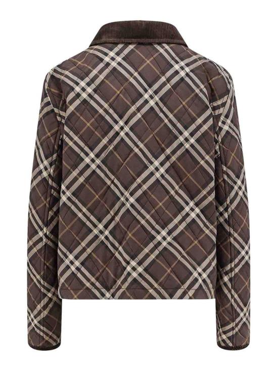  버버리 체크 퀼팅 자켓 8115975 Black - BURBERRY