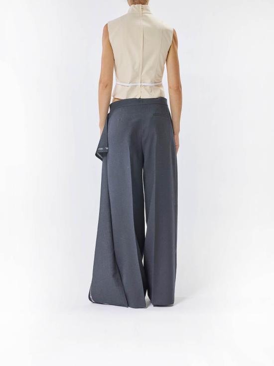  모스키노 스트레이트 팬츠 31754383500 Black - MOSCHINO