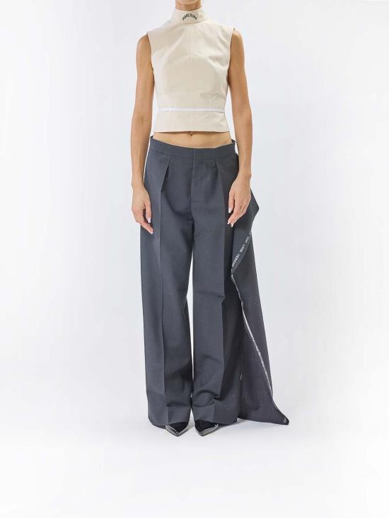  모스키노 스트레이트 팬츠 31754383500 Black - MOSCHINO