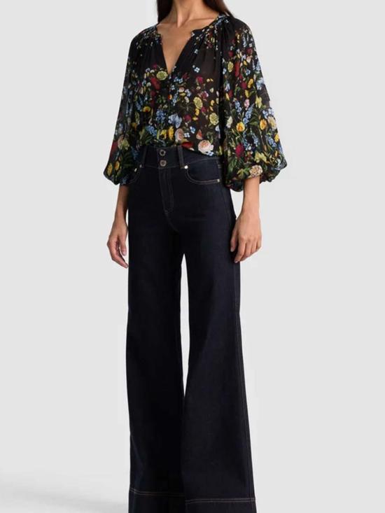  앨리스 앤 올리비아 플레어 팬츠 CD509301129H972 Denim - ALICE & OLIVIA