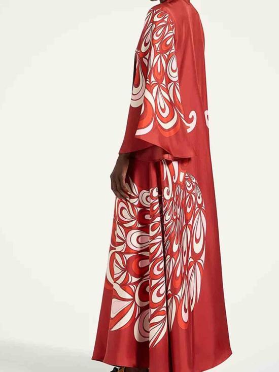 25FW 라 더블제이 롱 원피스 DRE0232SIL006PHO01RE02 Red - LA DOUBLEJ