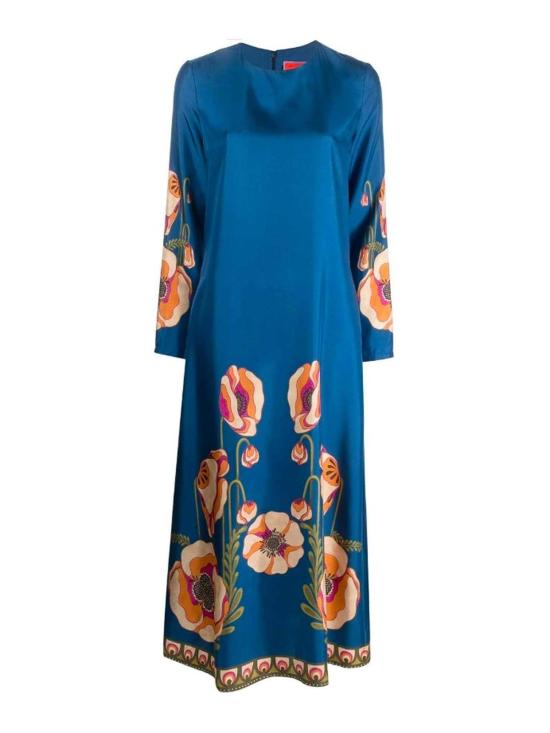 26SS 라 더블제이 롱 원피스 DRE0231SIL006PPP03BU02 Blue