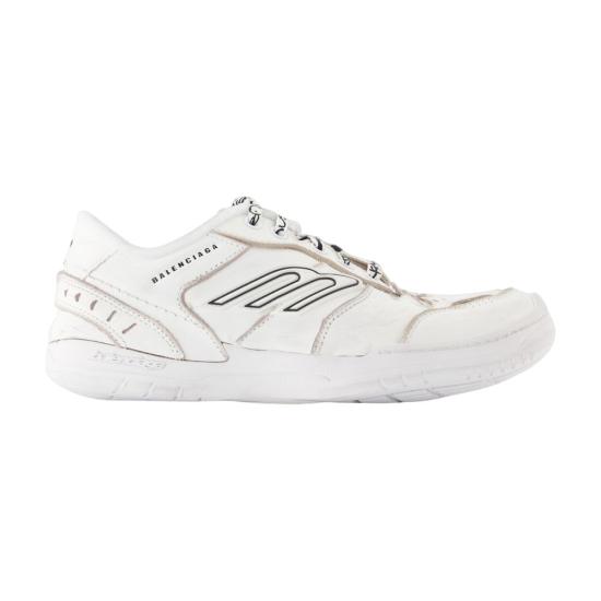 26FW 발렌시아가 햄튼스 미디움 원 아웃 스니커즈 841763 WCURS 9000 white