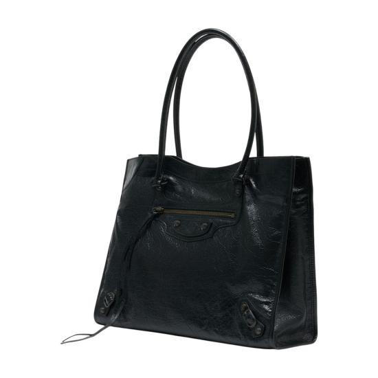 26SS 발렌시아가 르 시티 토트백 미디움 851818 2ABEK 1000 black - BALENCIAGA