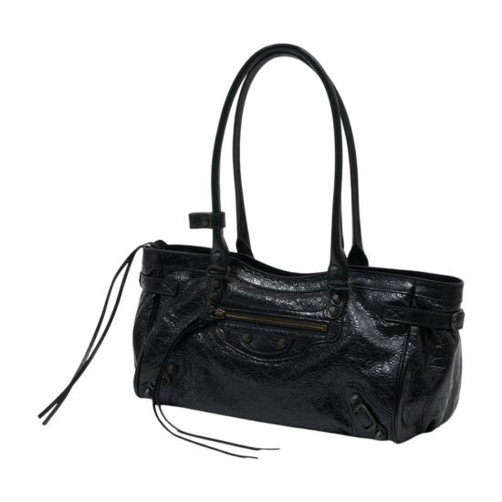 26SS 발렌시아가 르 시티 백 이스트 웨스트 845704 2ABEK 1000 black - BALENCIAGA