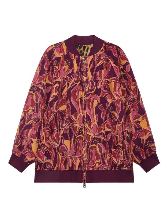 25FW 말리파르미 봄버 자켓 JA5341 20292A3363 Bordeaux viola - MALÌPARMI