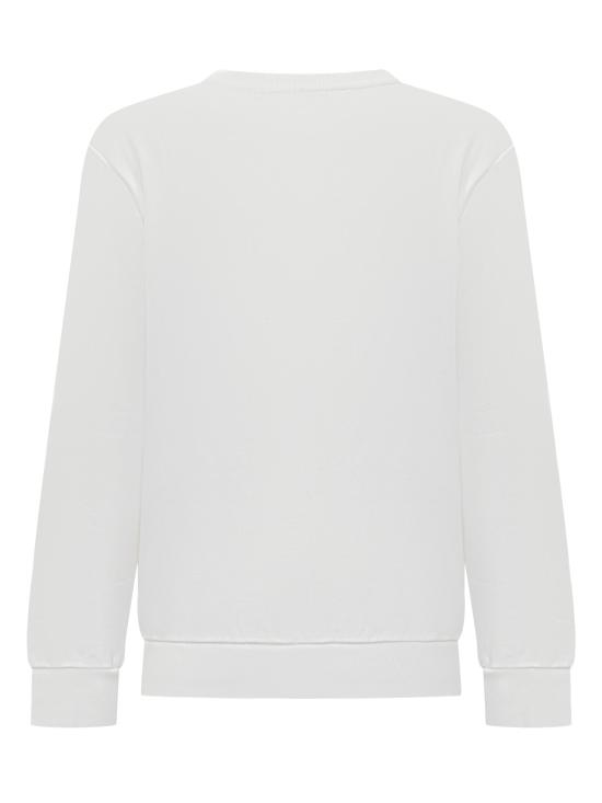 25FW [키즈] 발망 니트/스웻셔츠 BX4P10Z3183 100NE WHITE BLACK - BALMAIN