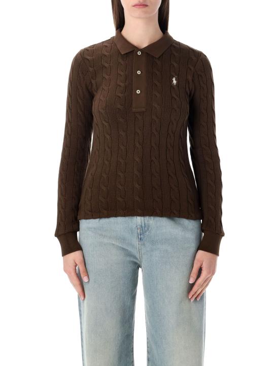 26SS 폴로 랄프로렌 스웨터 211959100 501 DARK BROWN