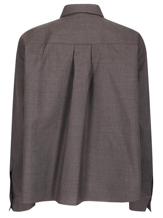 25FW 사카이 셔츠 2508222 Brown - SACAI