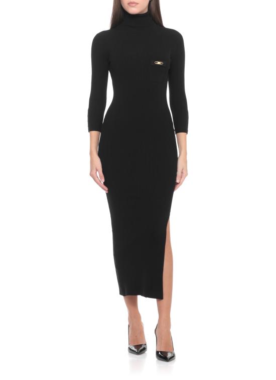 25FW 엘리자베타프랜치 미디 원피스 AM23B56E2 110 Black - ELISABETTA FRANCHI