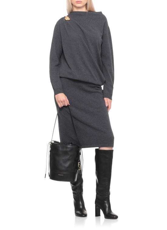 25FW 파비아나 필리피 미디 원피스 ABD225F618 N1288199 Grey - FABIANA FILIPPI