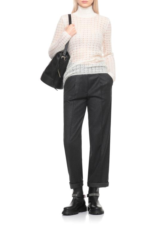 25FW 파비아나 필리피 터틀넥 MAD215F084 D5040145 White - FABIANA FILIPPI