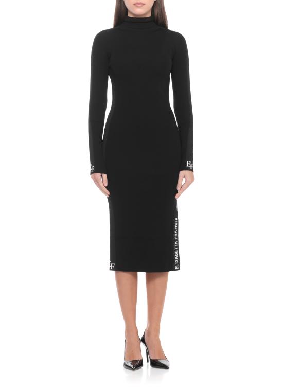 25FW 엘리자베타프랜치 미디 원피스 AM03S56E2 EF3 Black - ELISABETTA FRANCHI