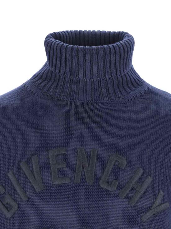25FW 지방시 터틀넥 BM90VZ4YNM499 Blue - GIVENCHY