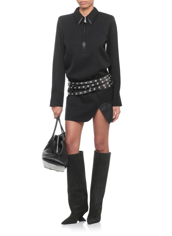 25FW 디 아티코 미디 원피스 251WCA00434 WWW065AA100 Black - THE ATTICO