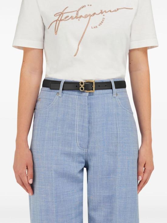 26SS 살바토레 페라가모 레귤러 벨트 2303460780415 NERO BLACK - SALVATORE FERRAGAMO