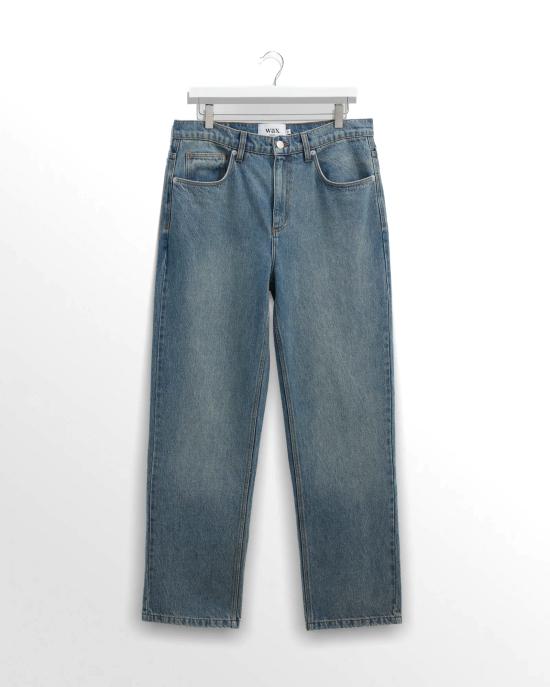 25FW 왁스 런던 팬츠 SS25 DEN STR BPV MWA VINTAGE BLUE Blue