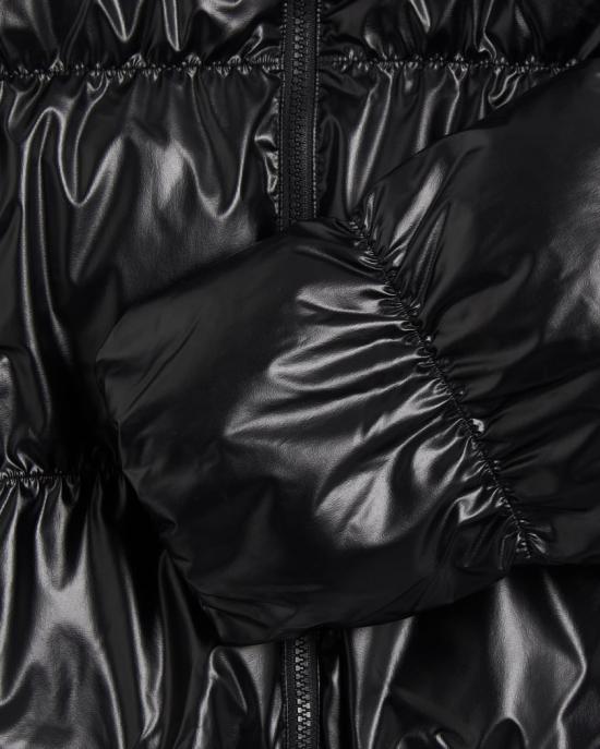 25FW 아디다스 오리지널스 에센셜 글로시 투인원 크롭 푸퍼 자켓 JX2988 DOM - ADIDAS