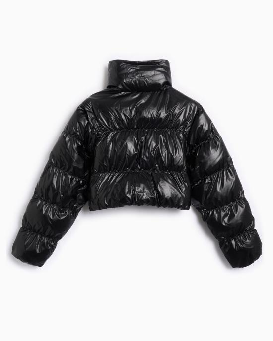 25FW 아디다스 오리지널스 에센셜 글로시 투인원 크롭 푸퍼 자켓 JX2988 DOM - ADIDAS