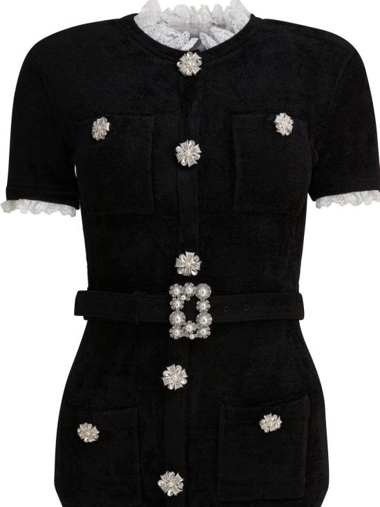 25FW 셀프 포트레이트 원피스 AW25 015MA BBLACK Black - SELF PORTRAIT