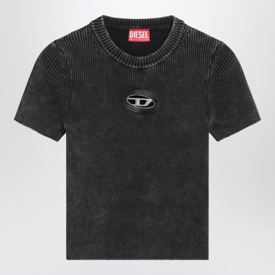 26SS 디젤 반팔 티셔츠 A162490AKBQ Black