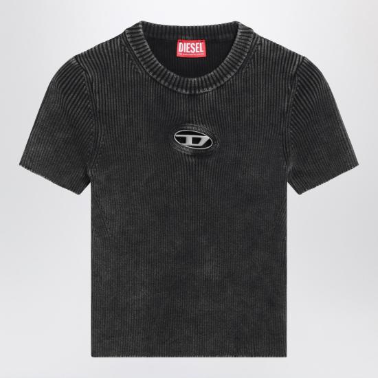 26SS 디젤 반팔 티셔츠 A162490AKBQ Black