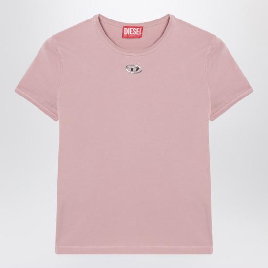 26SS 디젤 반팔 티셔츠 A199170AHQH Pink