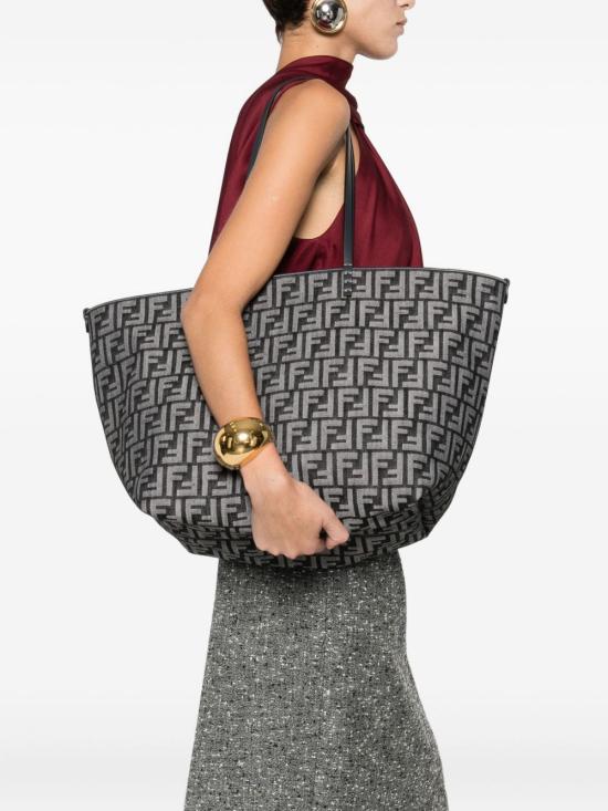 25FW 펜디 토트백 8BH425AUT4F1UJ5 BLUE DOM - FENDI