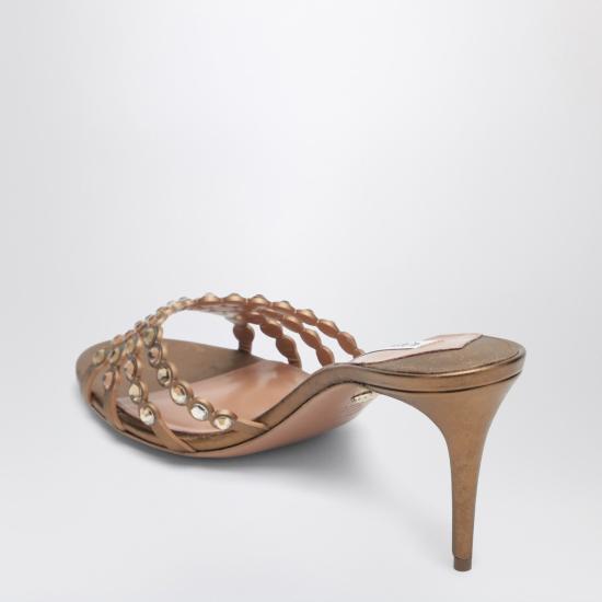 26SS 아쿠아주라 힐/펌프스 TQLMIDM0CYN Metal - AQUAZZURA