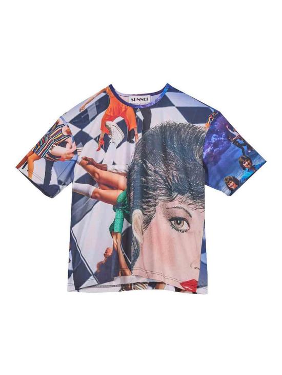 25SS 써네이 반팔 티셔츠 RTWXTOP0118184 Multicolour