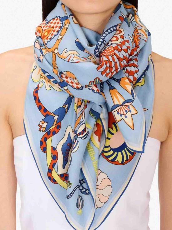 25SS 이누이 에디션 머플러/스카프 CA211BO04BLUE Multicolour - INOUI EDITION