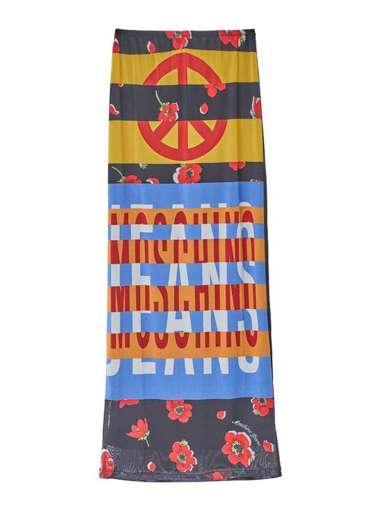  모스키노 미디 스커트 13382381888 Multicolour