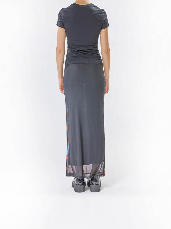  모스키노 미디 스커트 13382381888 Multicolour - MOSCHINO