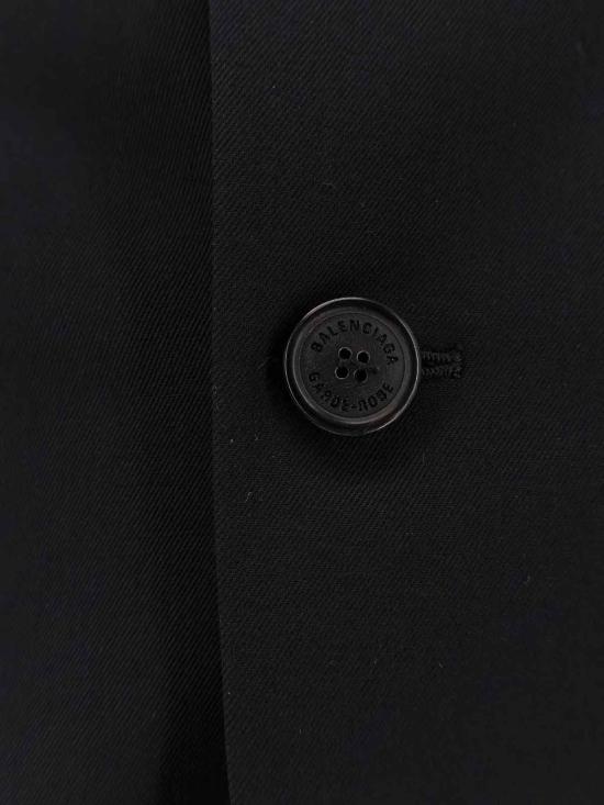 25FW 발렌시아가 스탠다드 테일러드 싱글 자켓 850759TPT071038 Black - BALENCIAGA