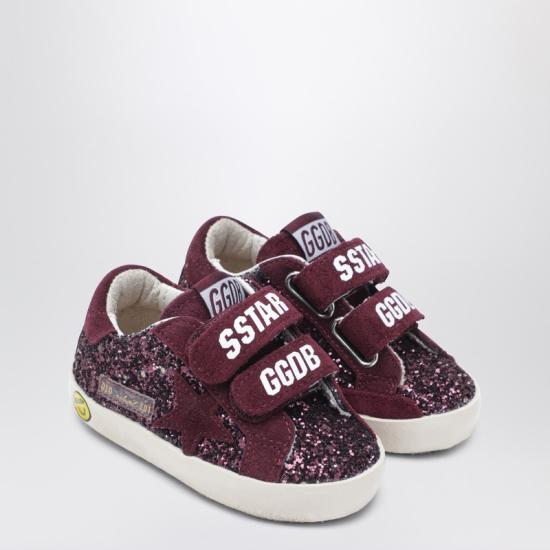 26SS [키즈] 골든구스 스니커즈 GJF00111NF008033 Burgundy