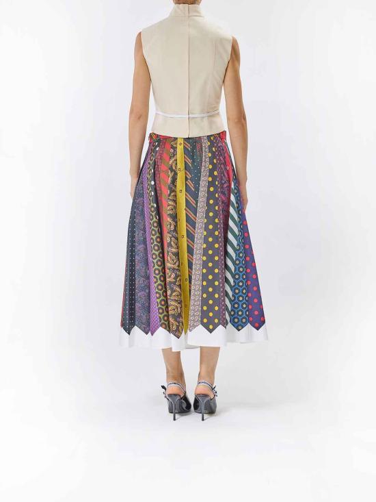 25FW 모스키노 미디 스커트 11355531888 Multicolour - MOSCHINO