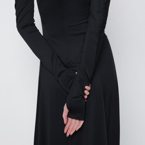26SS 빅토리아 베컴 롱 원피스 1126JDR006984APL Black - VICTORIA BECKHAM