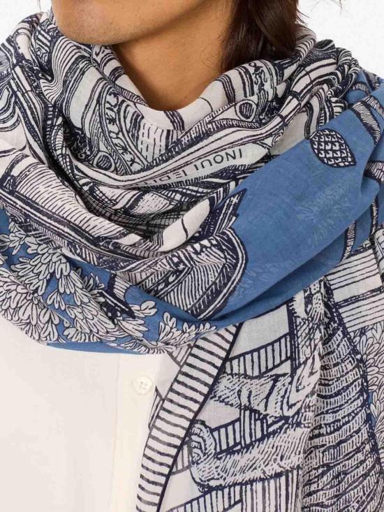 25SS 이누이 에디션 머플러/스카프 ET211MIR30JEANS Multicolour - INOUI EDITION