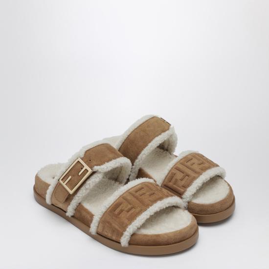 25FW 펜디 뮬/슬리퍼 8X8710AY9R Brown - FENDI