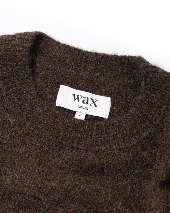 25FW 왁스 런던 스웨터 AW25 KNT WLD BWE BRN BROWN Brown - WAX LONDON