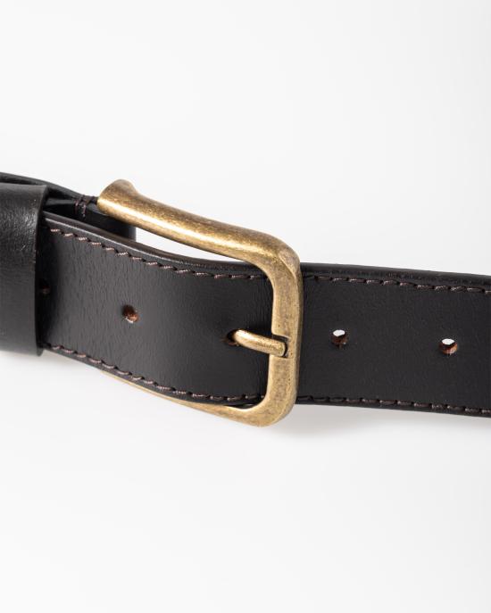 25FW 왁스 런던 벨트 AW25 ACC PAT BZZ DKB DARK BROWN Brown - WAX LONDON