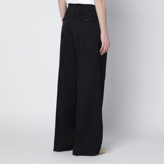 26SS 골든구스 스트레이트 팬츠 GWP01203P001546 Black - GOLDEN GOOSE