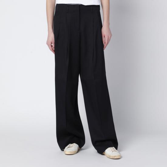 26SS 골든구스 스트레이트 팬츠 GWP01203P001546 Black