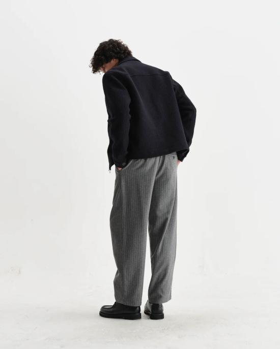 25FW 왁스 런던 수트 자켓 AW25 JKT ELD BWP MID MIDNIGHT NAVY Blue - WAX LONDON