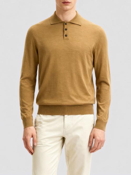 25FW 자노네 폴로 티셔츠 810232ZW206 Z7559 Beige