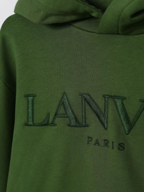 25FW [키즈] 랑방 풀오버 N30295 625 Green - LANVIN