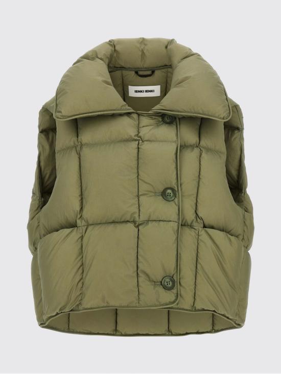 25FW 옌키옌키 베스트 COZYCLOUDVESTMICRORIBNYLON MICROOLIVE Green