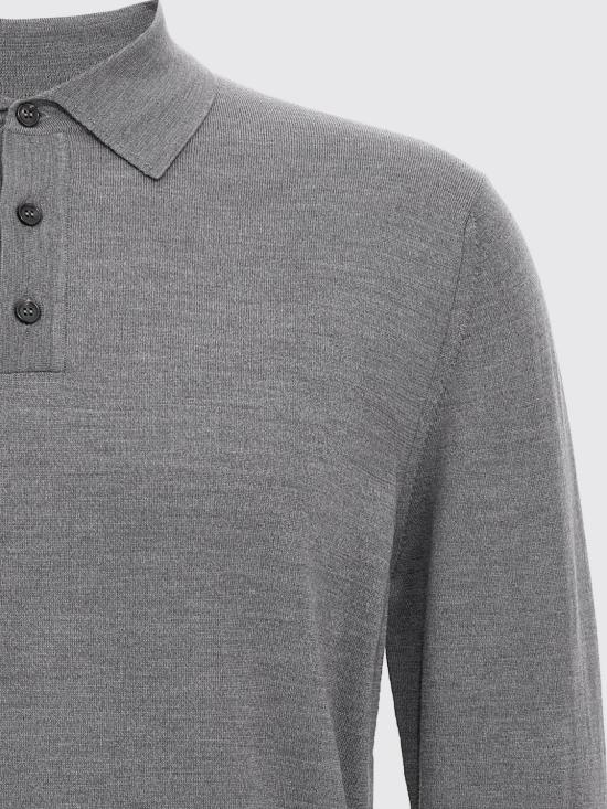 25FW 자노네 폴로 티셔츠 810232ZW206 Z4872 Grey - ZANONE